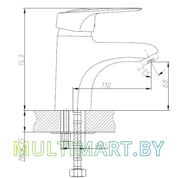 Смеситель Haiba HB1004 картинка 2